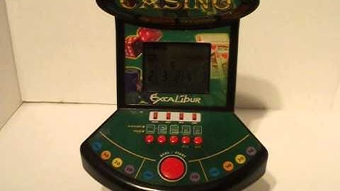 Excalibur Virtual Casino Tabletop Handheld