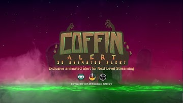 Best Custom 3d Animated Alert For Youtube Gaming - Coffin