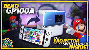BenQ GP100A - The Projector with a Switch Dock inside! 📽️🎮 Unboxing and Overview
