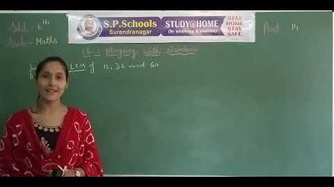 STD 6 CBSE | MATHS LEC 22 | S P SCHOOL SURENDRANAGAR