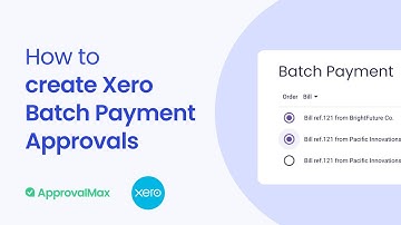 How to create Xero Batch Payment Approvals
