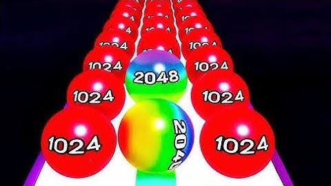 Ball Run 2048 - Satisfying ASMR Math Games