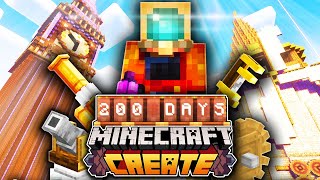 We Survived 200 Days as the ULTIMATE INVENTORS in MODDED Minecraft!