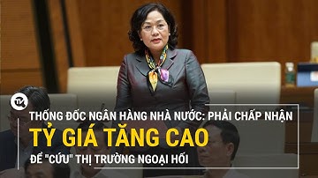 Thống đốc Ngân hàng nhà nước: Phải chấp nhận tỷ giá tăng cao để "cứu" thị trường ngoại hối