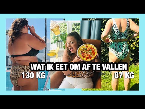 WHAT I EAT IN A DAY OM AF TE VALLEN 🍕🍔 | SNEL EN GEZOND AFVALLEN