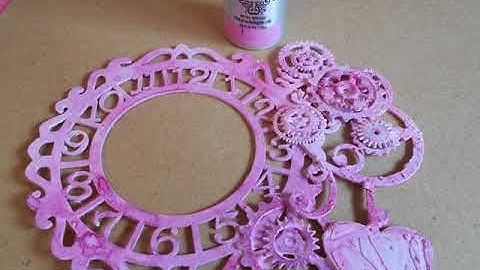 Step by Step Altered Mixed Media Clock