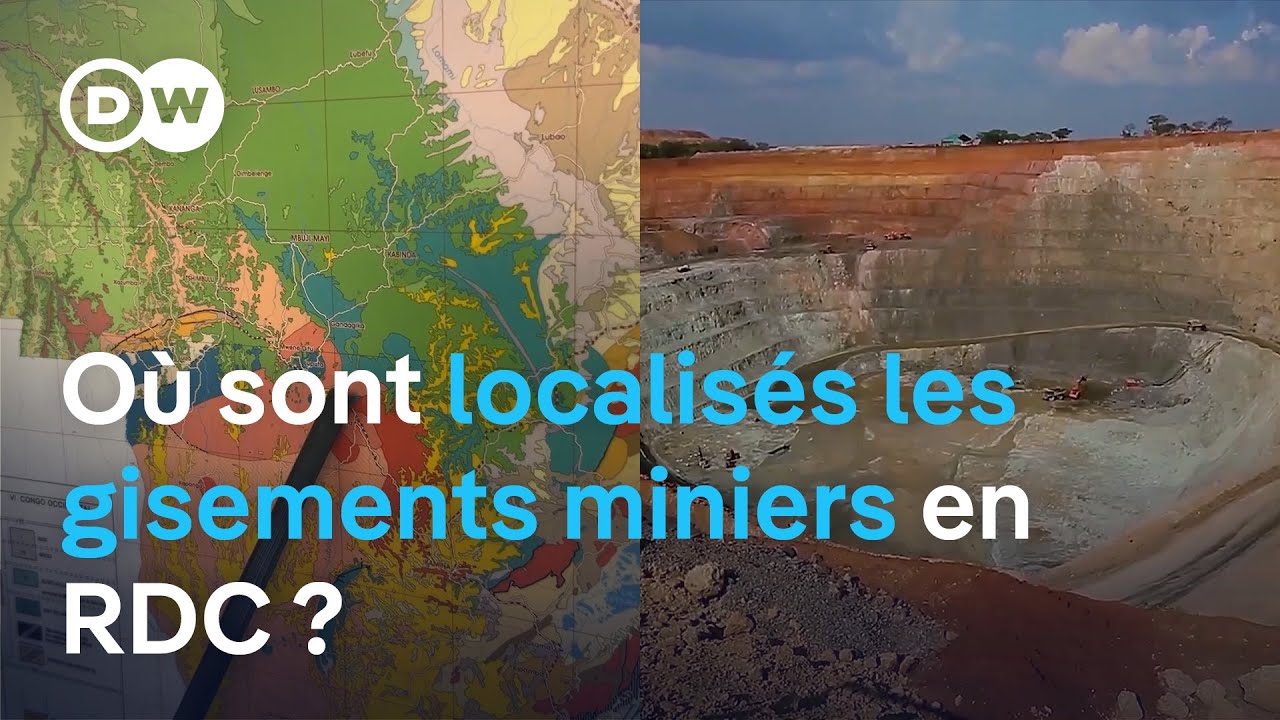 Où sont localisés les gisements miniers en RDC ?