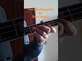 The Changingman by Paul Weller - Bass cover
