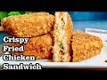 Crispy fried chicken sandwich recipe l Ramadan Special Recipes 2020 l Cooking with Benazir