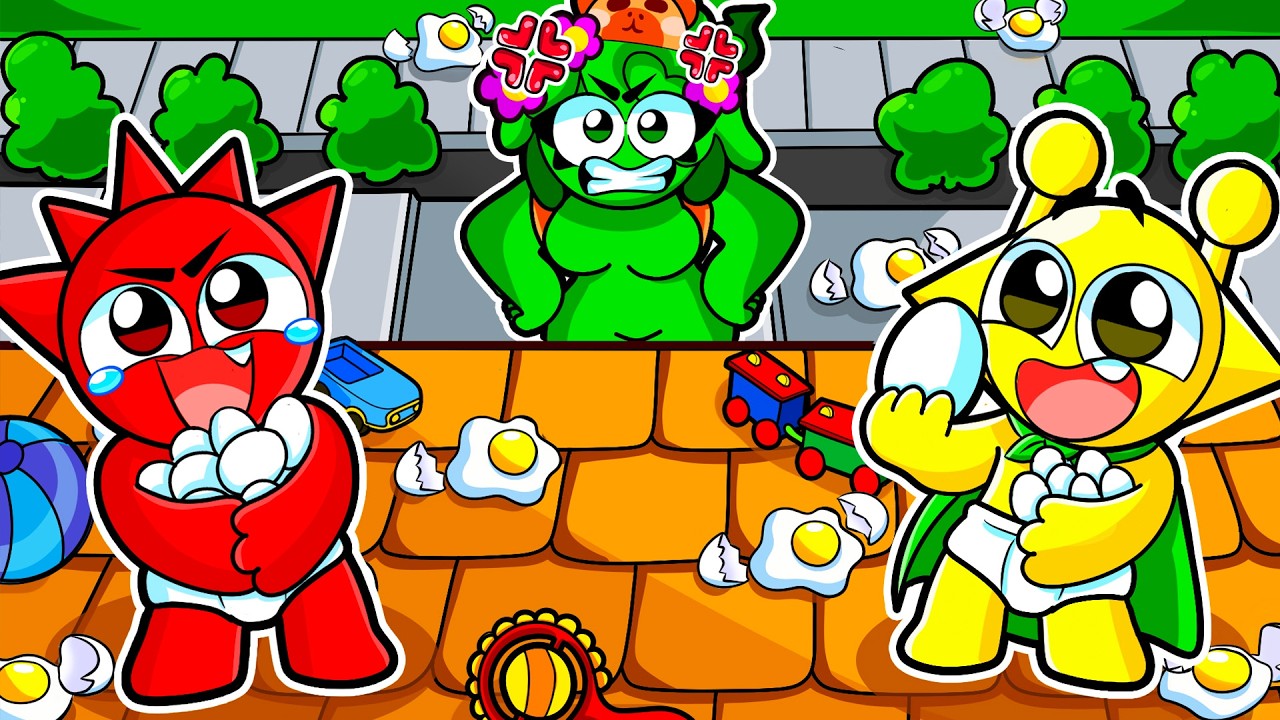 Nos ESCONDEMOS En El TECHO Para ESCAPAR De Mi MAMA MALVADA en Who's Your Daddy!