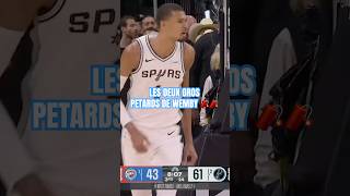 LES DEUX ÉNORMES DUNKS DE WEMBY 💥💥 #nba #spurs