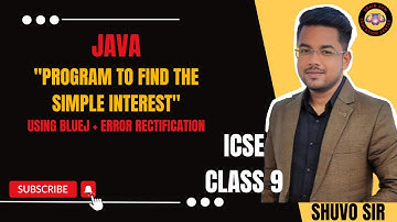 "17. Java Program to Calculate Simple Interest | Easy Explanation & Code"