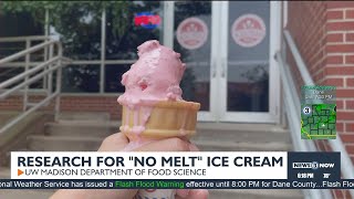 UW-Madison scientists research "no-melt" ice cream