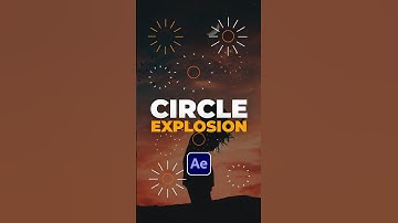 Make Exciting Circle Accent Explosions in After Effects #tutorial
