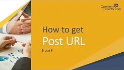 This video show you how to find Facebook post URL. Then you can export and save Facebook comments to excel.