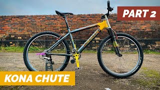 The Kona Chute Rebuild - Part 2 - A Rough Build Of A 90s Downhill Hardtail