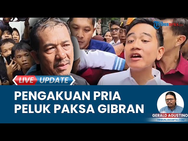 Sosok Sutisna, Pria yang Peluk Paksa Gibran di Muara Baru Akui Sangat Senang Bertemu class=