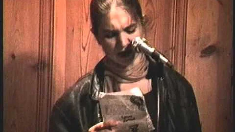 Valerie Marek reads her poetry. August 15th, 1992.