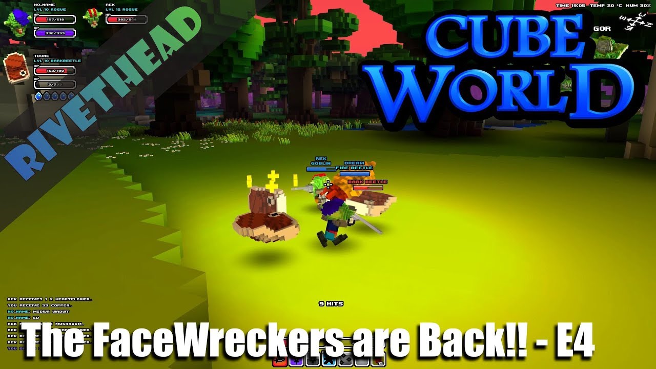 Cube World Season 8 - E4 - "Wrecking Face With Armourtime again!""