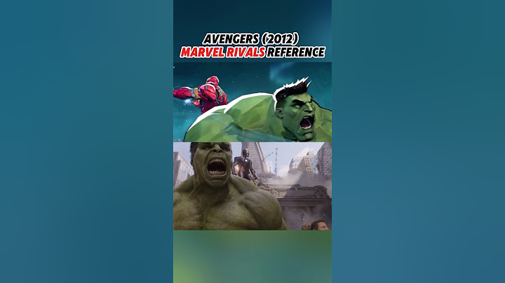 MARVEL RIVALS vs AVENGERS (2012)! Assemble references with HULK, IRON MAN and Captain America!