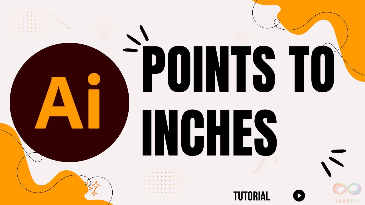 How to change from points to inches in Illustrator