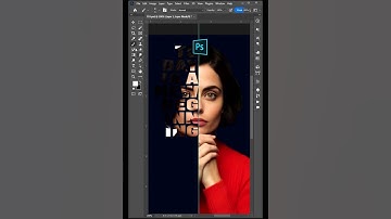 Photoshop Tutorial Tips and Tricks:  Text Portrait Effect in Photoshop #photoshop #graphicdesign