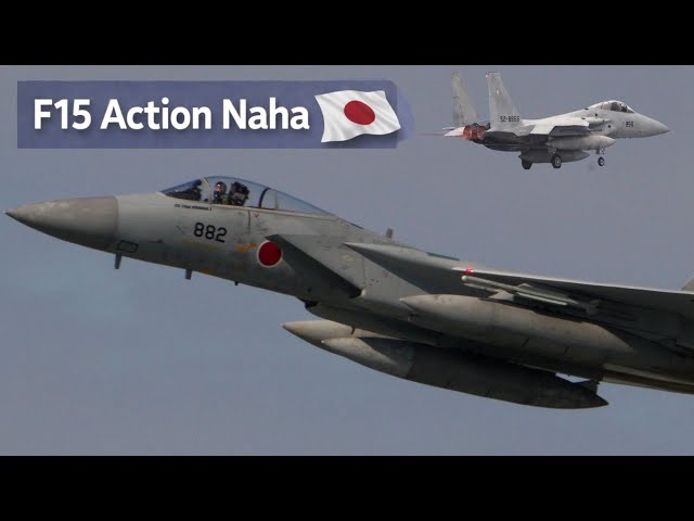 F15 Action at Naha Japan 那覇空港 F-15J 戦闘機 - YouTube