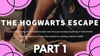 BUYING OUR SUPPLIES IN DIAGON ALLEY | Hogwarts Escape Let's Play | Ep. 1