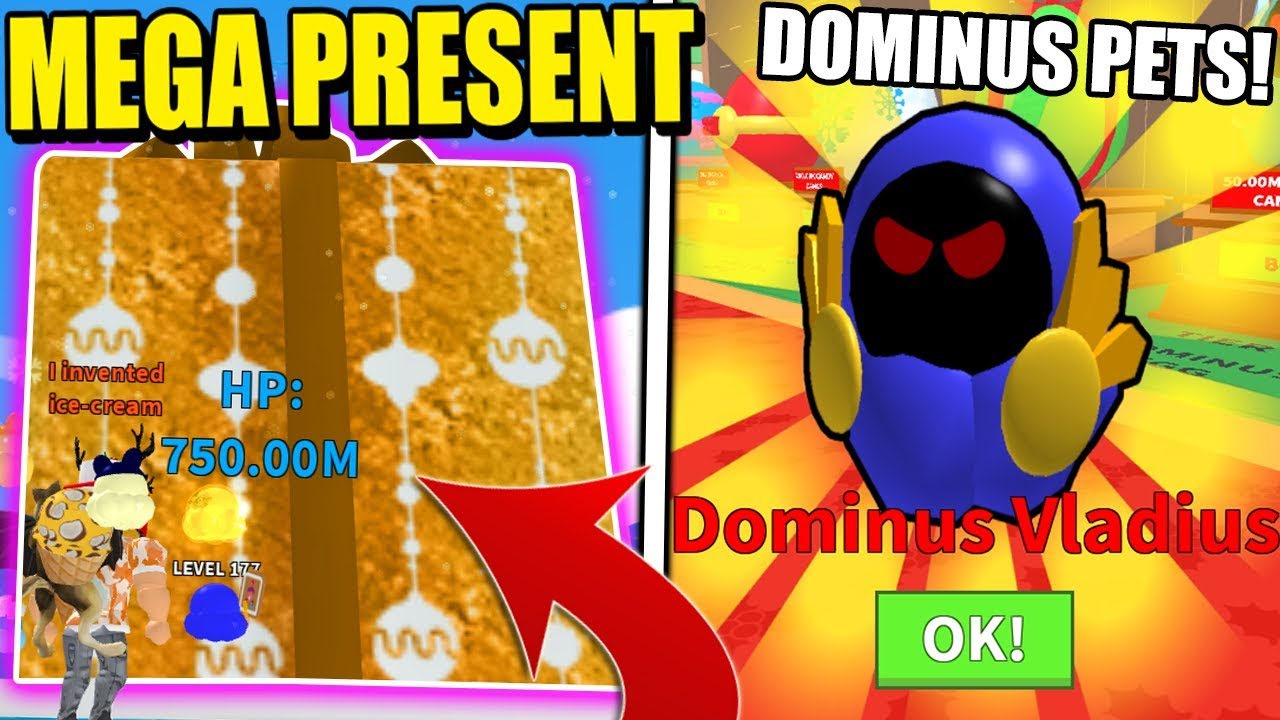 New Mega Present And Getting Best Dominus Pets In Ice Cream - videos matching getting rare shiny dominus pets in roblox