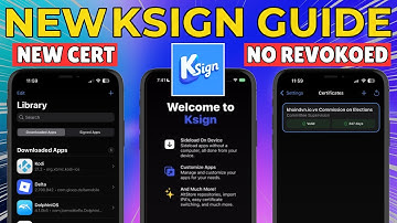Latest KSign iOS Guide With New Certificate | Sideload Unlimited IPA Files on iPhone & iPad