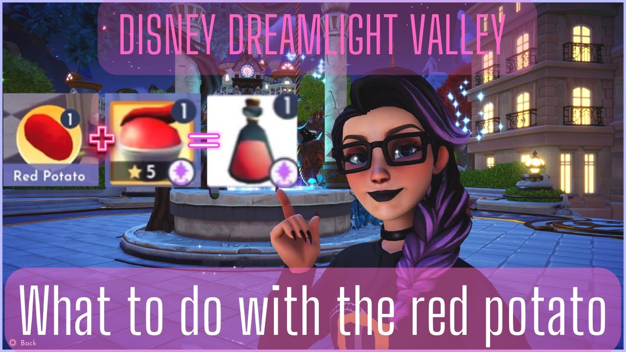 What to do with the red potato Disney Dreamlight Valley YouTube