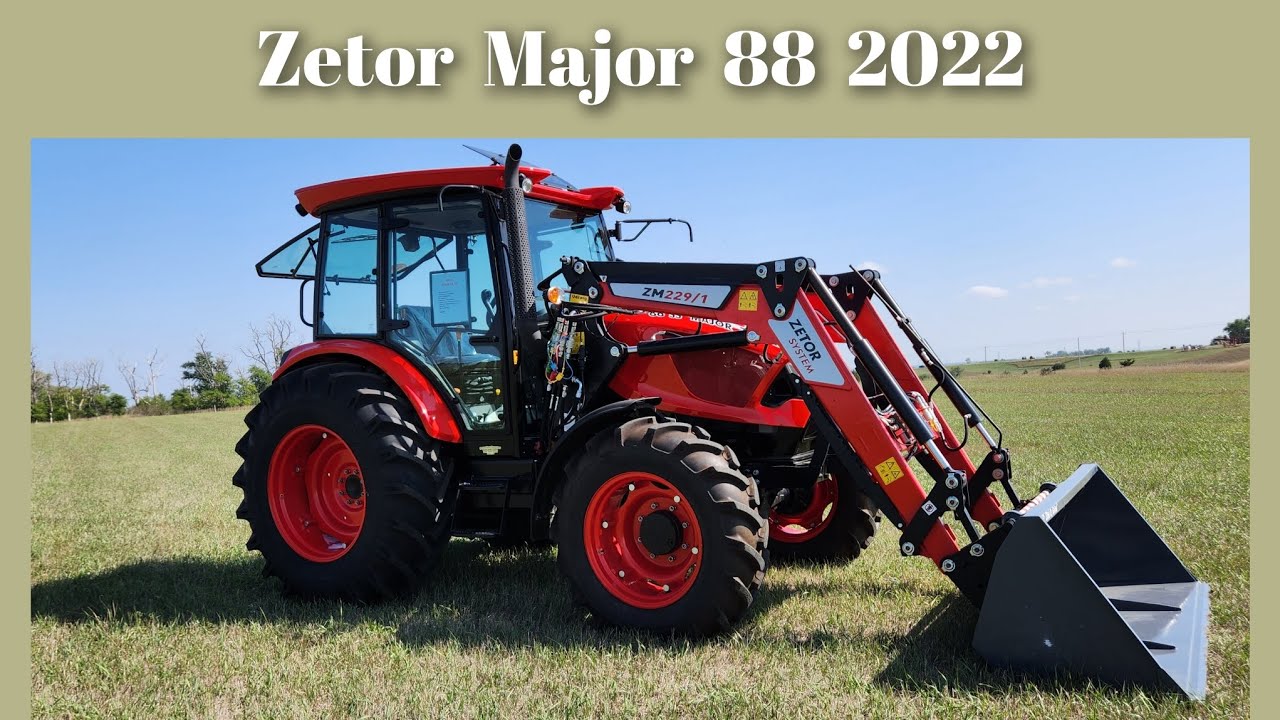 Better with Zetor!! 2022 Zetor Major 88 SS (Major 80 CL) Simple and