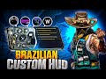 BRAZILIAN🇧🇷CUSTOM HUD FREE FIRE FASTEST 3 FINGER HUD | 3 FINGER SUPER MOVEMENT CUSTOM HUD | MALIK FF