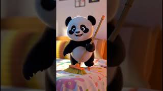 Cute Baby Panda Cleaning His Room 🐼✨ | Funny Song \u0026 Adorable Moments | Kids Cartoon 4K