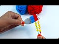 Amazing Flower Making Idea - Hand Embroidery Design Trick - DIY Woolen Flowers
