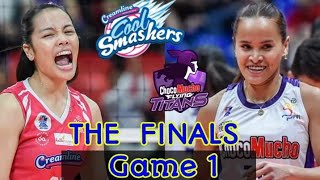 PVL LIVE : CREAMLINE vd CHOCO MUCHO ( FINALS GAME 1 ) LIVE  SCORES and COMMENTARY