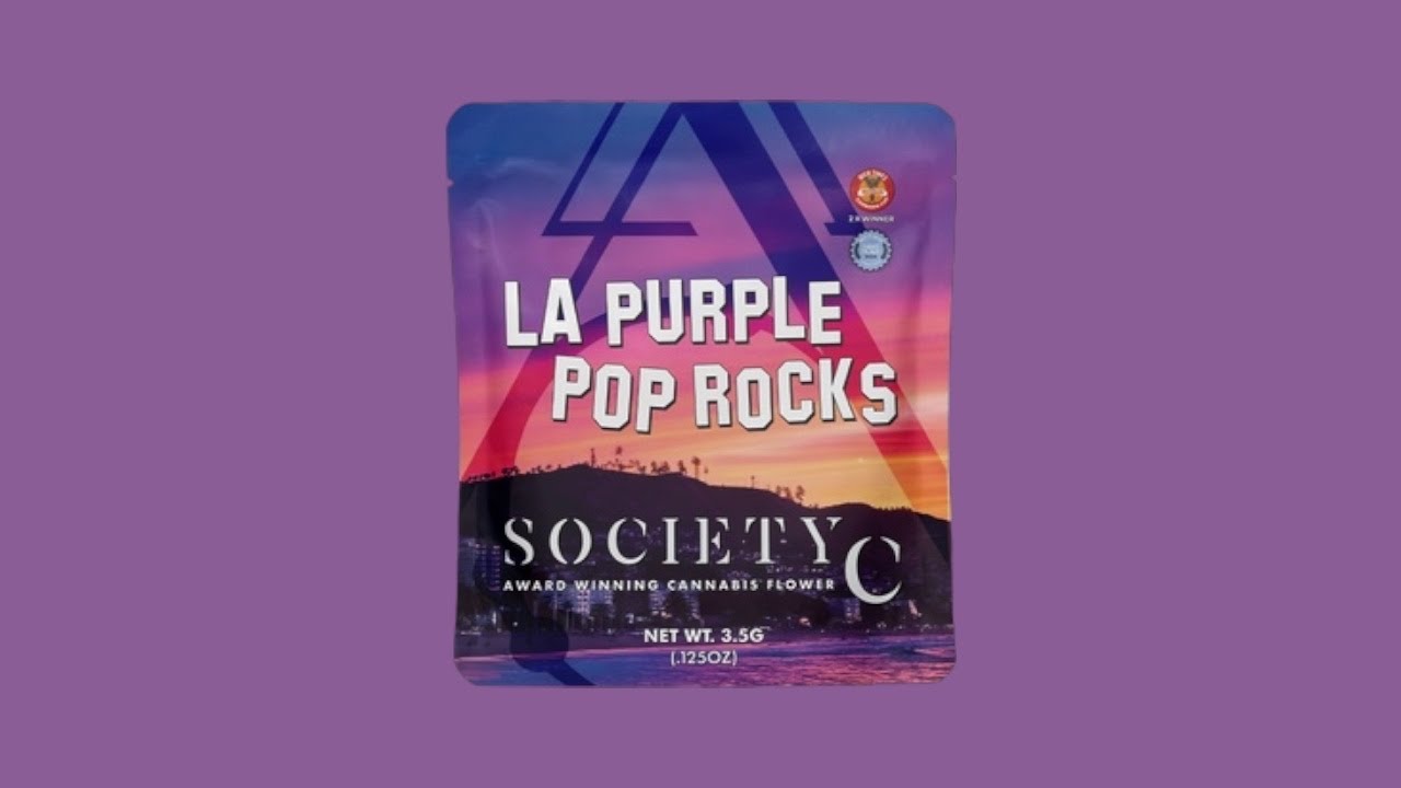 LA PURPLE POP ROCKS from SOCIETY C STRAIN REVIEW