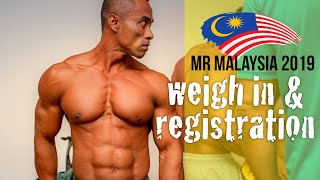 Mr Malaysia 2019 Day 1 - Weigh In Team Registration