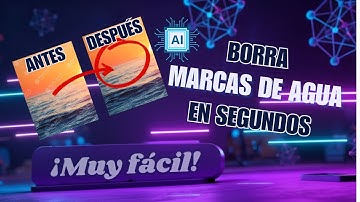 BORRA MARCAS DE AGUA EN SEGUNDOS Y MUY FÁCIL CON IA 🤖🧹