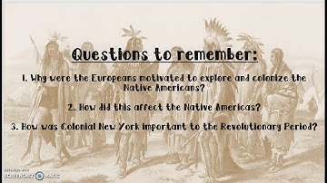 Introduction to Unit 3 - Colonial & Revolutionary New York