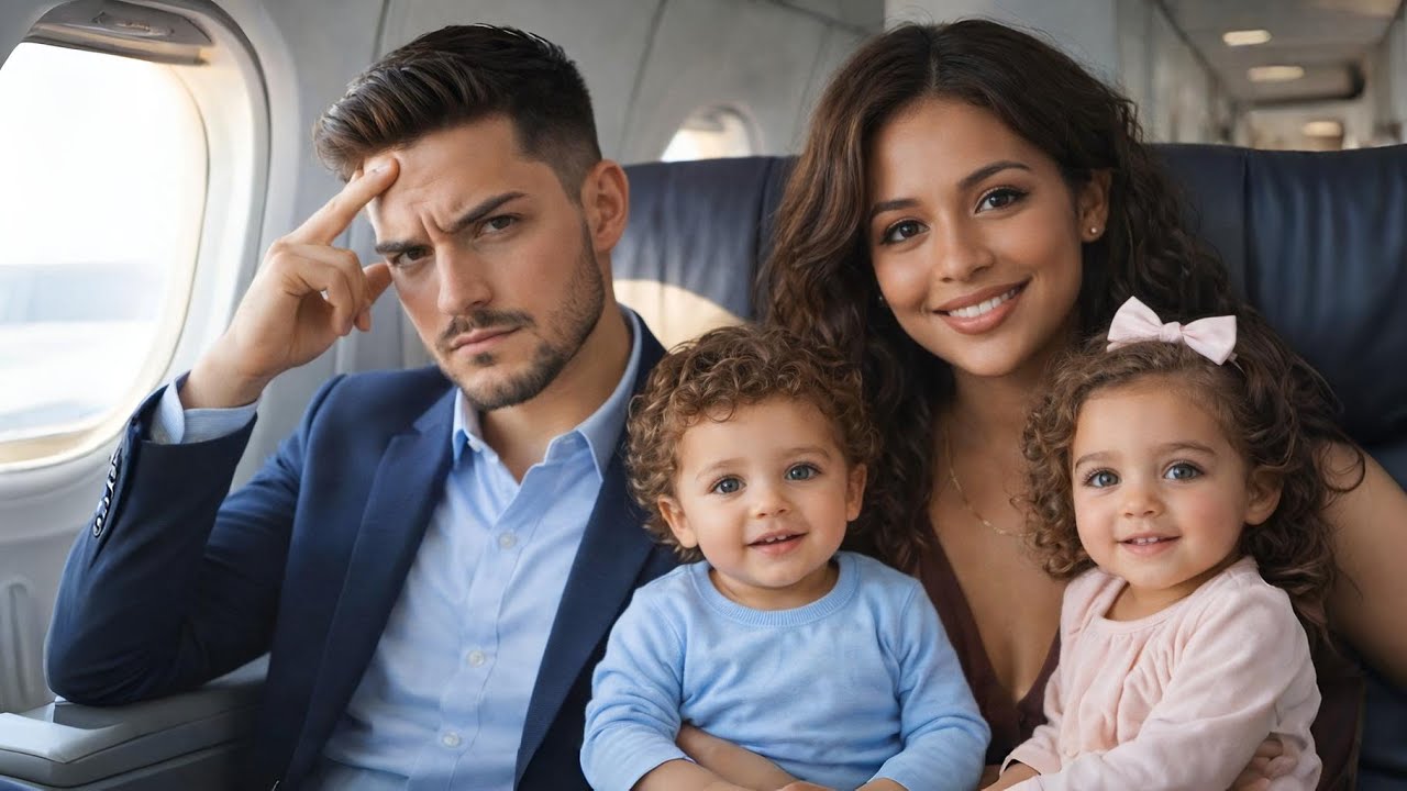 Millonario divorciado abordó el avión enojado—hasta que vio a su exesposa con bebés gemelos