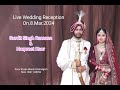   live wedding  reception on8mar2024    gurdit singh ramana    harpreet kaur  