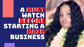 HOW TO START A HAIR BUSINESS! VENDOR 101