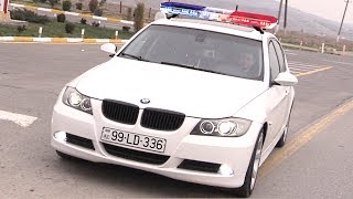 Yol Polisi BMW-si E90 Sürdüm - SƏRT və GÜCLÜ