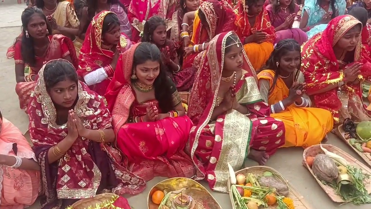 स्कॉउट गाइड ट्रेनिंग के दिन छठ पूजा उ. म. विद्यालय संतपुर #program