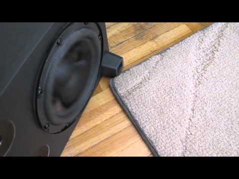 Logitech X-540 speakers and subwoofer test