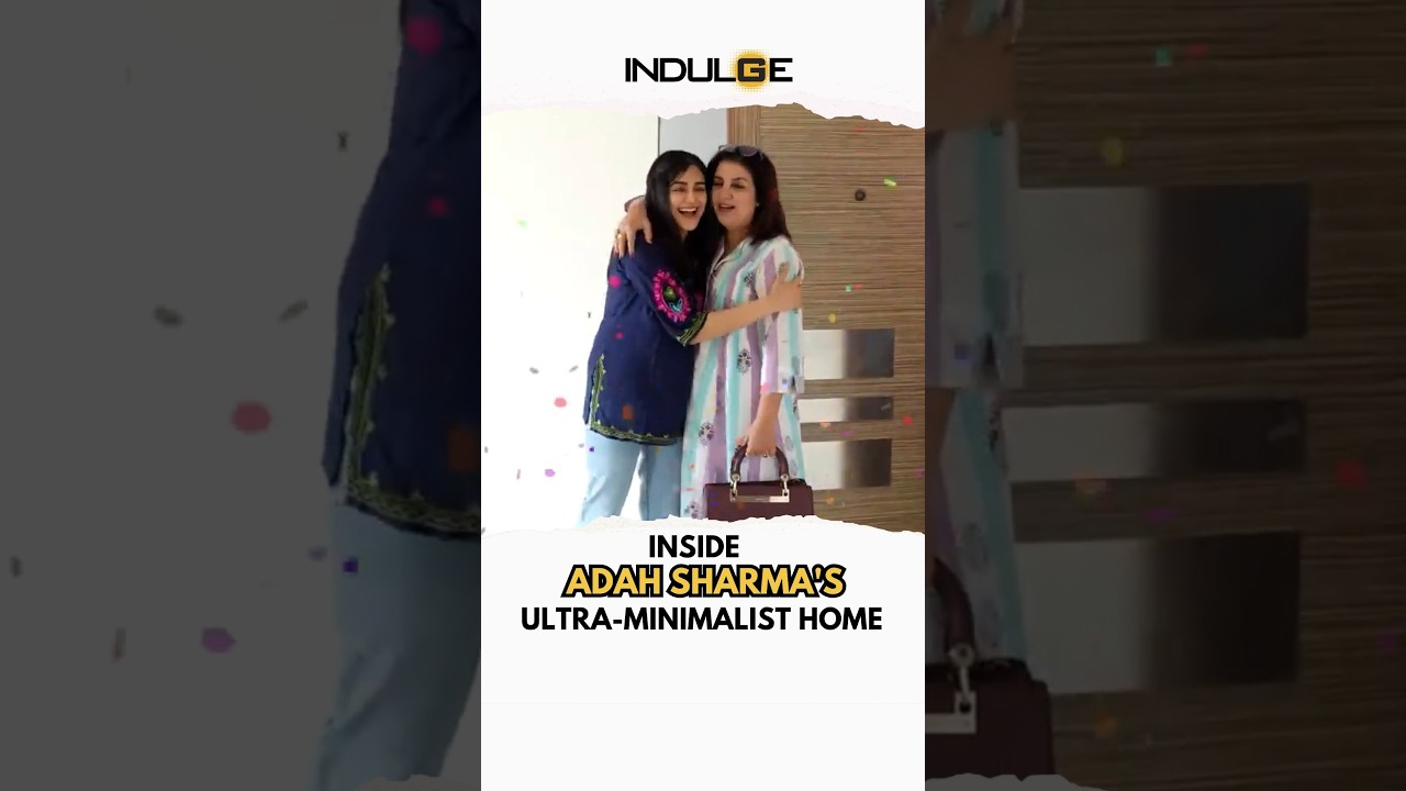 Adah Sharma&rsquo;s minimalist, chair-free home | #shorts |