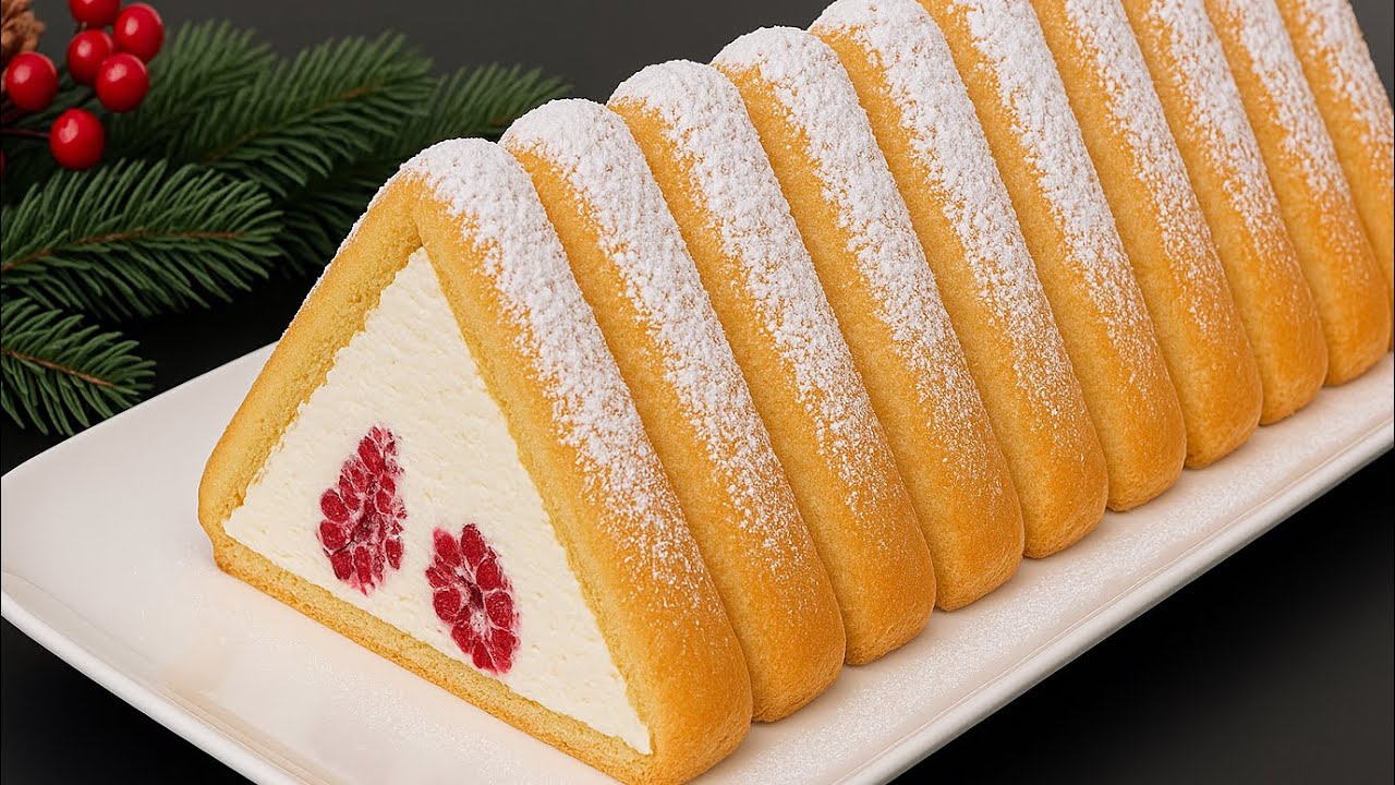 Хотите верьте, хотите нет: этот рождественский торт без выпечки очень прост в приготовлении 🤩