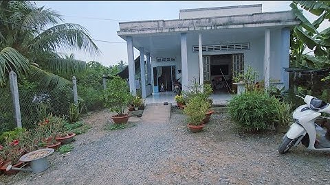 Ms 147 : Bán nhà vườn có thổ cư mặt tiền nhựa ven sông - Nhà đất nguyễn tùng đồng tháp