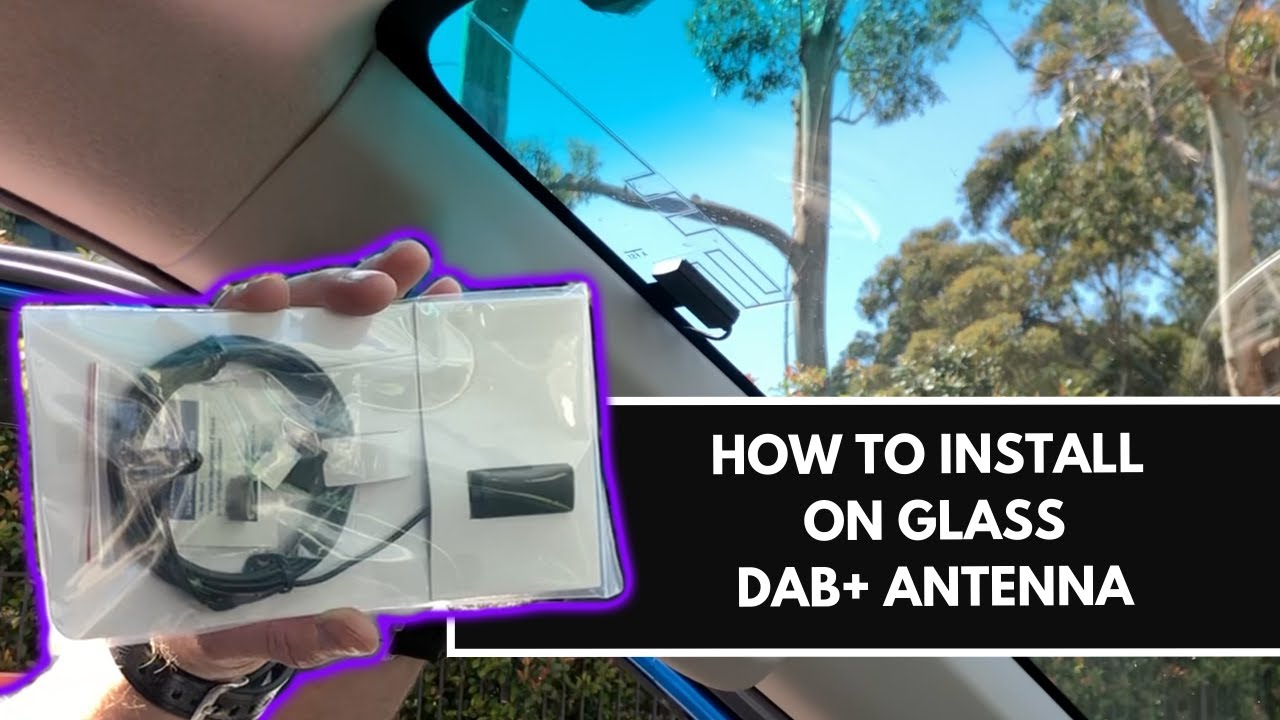 Comment installer une antenne DAB+ à bord de son véhicule ? (Pioneer CAN-DAB-Ant.001)  Toyota Auris 